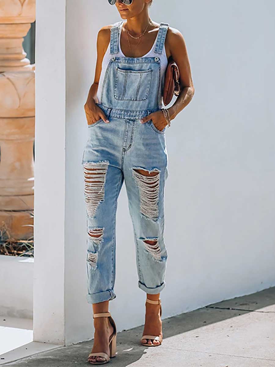 Stunncal Temperament Commuter Cotton Plain Mid Rise Blue Jeans