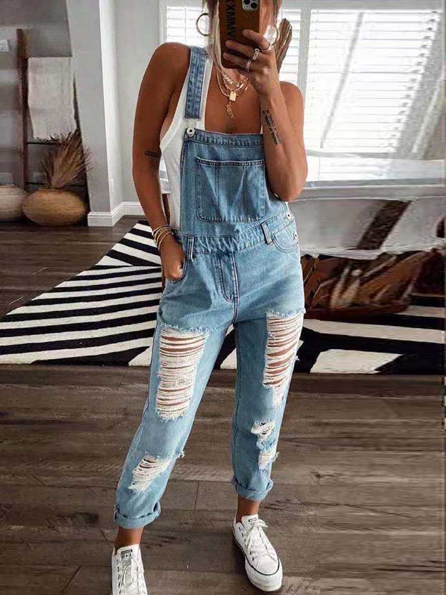 Stunncal Temperament Commuter Cotton Plain Mid Rise Blue Jeans