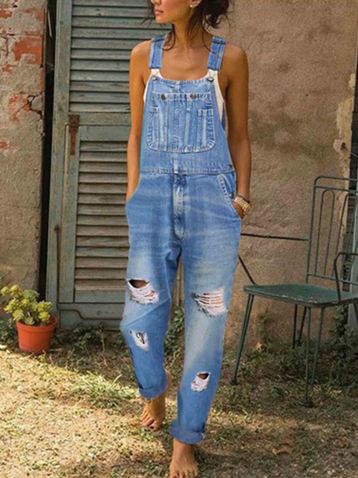 Stunncal Ripped Denim Jeans (3 colors)